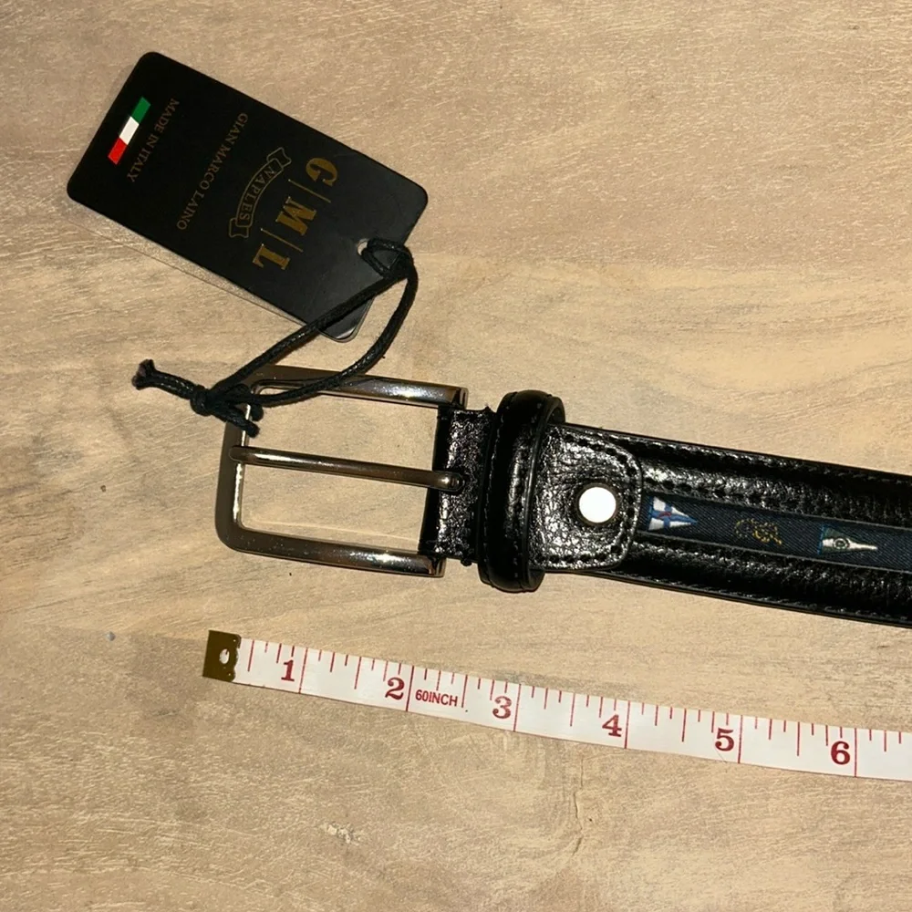 NWT Leather Nautical Belt